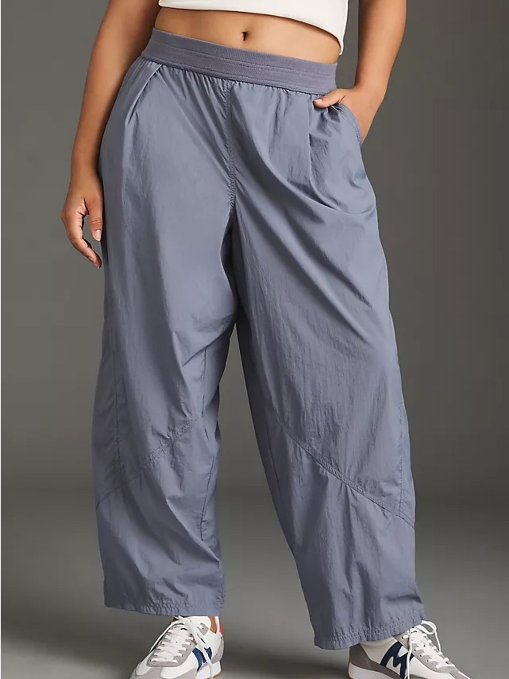 Daily Practice By Anthropologie Wide Leg Pants Flokstone Gray Pants